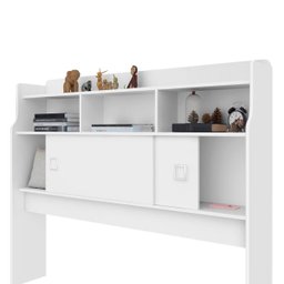 Cabeceira Quarto Queen Jessica 160cm Branco - 3
