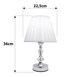 Abajur Toque Cristal 336 Unipresente - 2