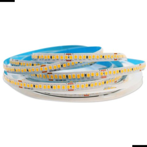 Fita Led Direta 240 Leds/m 220v 3000k Branco Quente Ip44 18w/m 10 Metros Alta Luminosidade