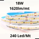 Ver imagem 2 de Fita Led Direta 240 Leds/m 220v 3000k Branco Quente Ip44 18w/m 10 Metros Alta Luminosidade
