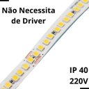 Ver imagem 3 de Fita Led Direta 240 Leds/m 220v 3000k Branco Quente Ip44 18w/m 10 Metros Alta Luminosidade