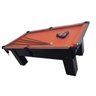 Mesa de Sinuca charme CarlinBilhares Superfície em pedra Ardósia 2,20 x 1,20 m Preta com Laranja - 3