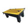 Mesa de Sinuca charme CarlinBilhares Superfície em pedra Ardósia 2,20 x 1,20 m Preta com Amarelo - 4