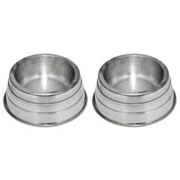 2 Potes Comedouro e Bebedouro Pesados Tamanho Mini Para Cães e Gatos Capacidade de 300 ml Cada - 1