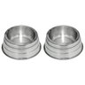2 Potes Comedouro e Bebedouro Pesados Tamanho Mini Para Cães e Gatos Capacidade de 300 ml Cada - 1