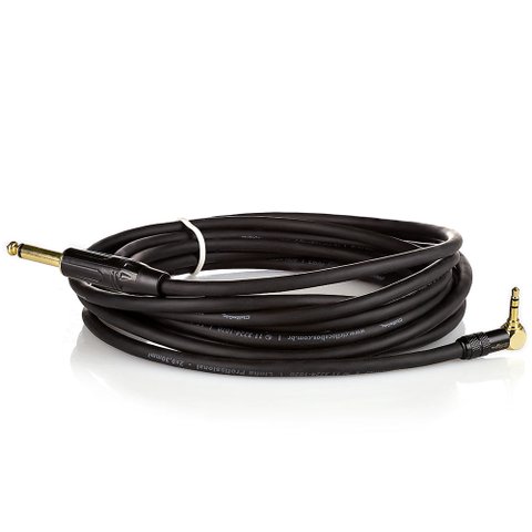 Cabo Profissional P10 Mono para P2 90 Graus Estereo - 2 Metros