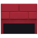 Ver imagem 6 de Cabeceira Solteiro Brick P02 90 cm Para Cama BoxVermelho