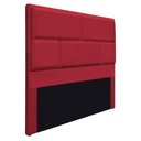 Ver imagem 1 de Cabeceira Solteiro Brick P02 90 cm Para Cama BoxVermelho