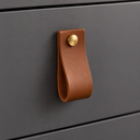 Ver imagem 4 de Kit 2 Mesinhas de Cabeceira Unic 60 Mesa Base Metal Dourada:Cinza/Dourado