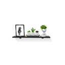 Ver imagem 1 de Prateleira Reta Decorativa Simples MDF Preta 60x20 cm - Smart Eco