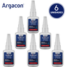 Cola Uni Bond Adesivo Instantâneo 793 20g Kit 6 Unid Argacon - 3