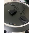 Ver imagem 2 de Espelho Redondo Lapidado com Luz Led Fria para Maquiagem Quarto Sala Salão Suporte de Fixação 40cm