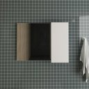 Ver imagem 4 de Espelheira Para Banheiro 1 Porta 80Cm Multimóveis Vcr10082 Branco Branco