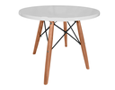 Ver imagem 1 de Mesa Redonda Centro Eiffel Charles Eames Mesinha Canto Lateral Branco