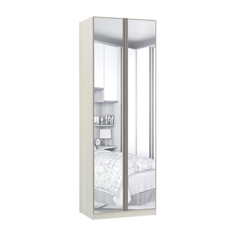 Guarda-roupa 2 Portas 3 Gavetas com Espelho 80cm Prime Plus Luciane