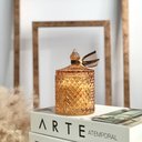 Ver imagem 3 de Vela Aromática Pote Vidro Luxo Canela 180g Cera de Coco