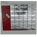 Ver mais imagens de Pastilha Aluminio Adesiva Decoração Banheiro Cozinha Onda Pr