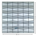 Ver imagem 2 de Pastilha Aluminio Adesiva Decoração Banheiro Cozinha Onda Pr