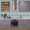 Ver imagem 4 de Pastilha Aluminio Adesiva Decoração Banheiro Cozinha Onda Pr