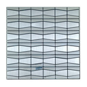 Ver imagem 1 de Pastilha Aluminio Adesiva Decoração Banheiro Cozinha Onda Pr