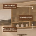 Ver imagem 6 de Armário de Cozinha Modulada Completa com Balcão e Rodapé 190cm Veneza Multimóveis MP2453