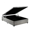 Ver imagem 1 de Cama Box Bau Solteirão 1,10 X 1,88 X 0,40 Inteiriço Premium Sued Cinza