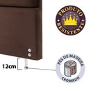 Ver imagem 4 de Cabeceira Estofada para Cama Box Casal 119x142CM Swede BF Colchões