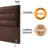 Cabeceira Estofada para Cama Box Casal 119x142CM Swede BF Colchões - 3