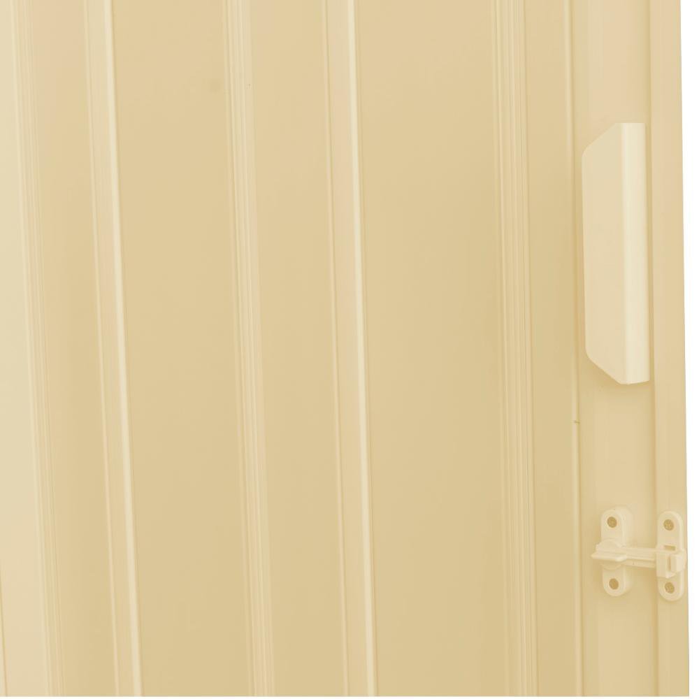 Porta Sanfonada de PVC 115x210cm Zapinplast - Bege - 5