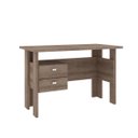 Ver imagem 2 de Mesa Escrivaninha para Computador Pequena 115 X 74 Cm 2 Gavetas Mdp Rústico - Clicklar