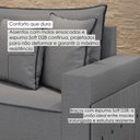 Ver imagem 5 de Sofá Fixo 4 Lugares Verona 2,16m Linho Cinza