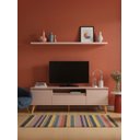 Ver imagem 1 de Rack para Tv com Prateleira 180cm Retro Mdf Dallas - On Móveis:rosa