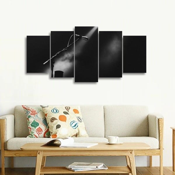 Quadro decorativo Microfone Retrô Música Mosaico - 2