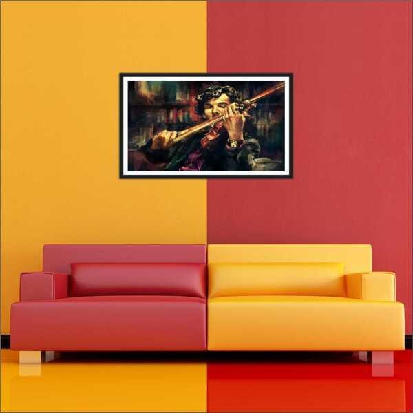 Quadro Sherlock Holmes Séries Filmes Com Moldura TT001 - 3