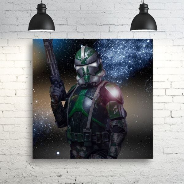 Quadro decorativo Filmes Star Wars Saga em Tecido 60x60 - 1