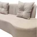 Ver mais imagens de Sofá 2 Lugares Orgânico Curvo Madrid 150cm Bouclé Bege
