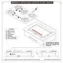 Ver imagem 5 de Cooktop À Gás 5 Bocas Ndl Vidro Flange Esmaltada Preto Biv