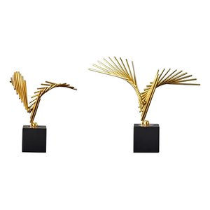 Conjunto Escultura Asa Ornamental