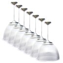 Ver imagem 1 de Kit 7 Pendente Prismatico Poptem 16" Cristal Lustre Acrílico Lustre 42cm