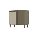Ver imagem 4 de Balcão Canto Reto 01 Porta Connect Henn Duna Com Cristal