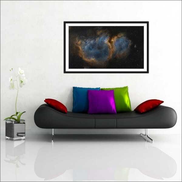 Quadro Decorativo Estrelas Galáxias Planetas Universo - 2