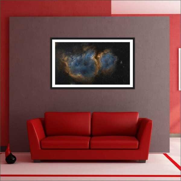 Quadro Decorativo Estrelas Galáxias Planetas Universo - 4