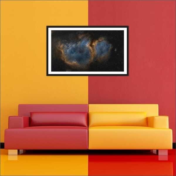 Quadro Decorativo Estrelas Galáxias Planetas Universo - 3