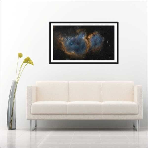 Quadro Decorativo Estrelas Galáxias Planetas Universo - 1