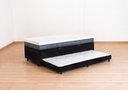 Ver imagem 3 de Cama 3 em 1 Solteirão Serenelife - Suede Preto