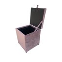 Ver imagem 2 de Puff Baú Quadrado - 1 Lugar - 36x36cm - Rose