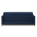 Ver mais imagens de Sofá Cama 3 Lugares 2,00m Agnes Suede Azul Adonai Estofados