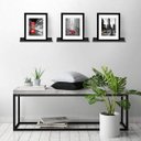 Ver imagem 3 de Kit 2 Prateleira Preto Para Tempero Quadro Fotos Mdf 50cm