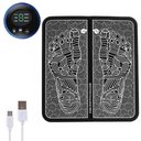 Ver imagem 1 de Tapete Massageador Eletrico de Pes Portatil Pernas Bem Estar Saude Pernas Reflexologia Melhora Alivi