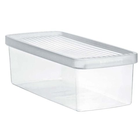 Conjunto 4 Potes Organizadores de Geladeira com Tampa Plástico Frutas e Verduras P Utti Ordene
